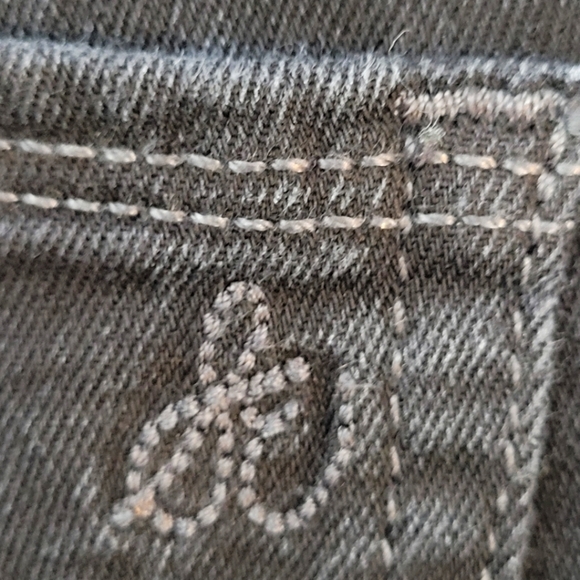 Sam Edelman The Stiletto High Rise Crop Black Washed Skinny Jeans - Size 12 / 31 - Picture 10 of 12